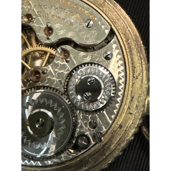 1908 HAMILTON 993 Mod 1 21j 25yr Gold Filled 16s Full Hunter Engraved Case~Runs - Picture 11 of 14